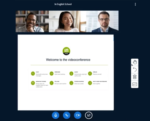 Captura de videoconferencia en InTGN Online